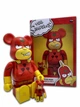 Статуэтка Bearbrick x THE SIMPSONS x RADIOACTIVE MAN 400% + 100% 28 см + 7 см Medicom Toy Радиоактивный человек - изображение 9