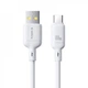 Кабель Baseus Silky Series Fast Charging Type-C 100W (1m) white - изображение 1