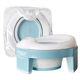 Дитячий дорожній складаний горщик та накладка на унітаз 3 в 1 Just Baby Trino Blue (JB-001) - зображення 1