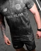 Мужской летний костюм Stone Island шорты+футболка M серый (87456) - изображение 4