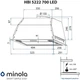 Витяжка Minola HBI 5222 WH 700 LED - зображення 7