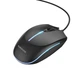 Мышка Borofone BG10 Soaring game luminous wired mouse 1000dpi с подсветкой черная - изображение 5