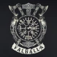 Футболка з малюнком P1G Valhalla Logo Combat Black M (UA281-29891-BK-VLL) - изображение 3