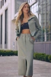 Юбка карандаш L-XL. Оливковый - зображення 1
