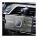 Автодержатель Hoco HW30 магнитный с беспроводной зарядкой, 15W, black metal gray - изображение 8