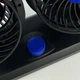Автомобильный вентилятор CAR SMALL FAN 12V F30 Двойной вентилятор на приборную панель 12 В - изображение 5