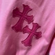 Женская футболка Chrome Hearts T-Shirt White With Pink Logo CH109-WT Размер S Розовый - изображение 6