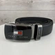 Мужской ремень Tommy Hilfiger Томи Хилфигер, пояс из эко кожи в подарочной коробке, черный - изображение 1