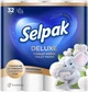 Туалетная бумага Selpak Deluxe 3 слоя Белая 32 шт (8690530044753) - изображение 1