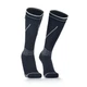Водонепроницаемые носки Dexshell Longlite Socks 2.0, серые полоски, размер S (36-38) - изображение 1
