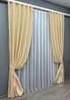 Комплект готових штор VR-Textil Жакард № 1727ш Кремовий 150х285 см 2 шт (33-0649) - зображення 3