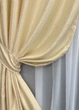 Комплект готових штор VR-Textil Жакард № 1727ш Кремовий 150х285 см 2 шт (33-0649) - зображення 5