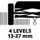 Газонокосарка Einhell GC-HM 400, 40 см, 13-37 мм, 27 л, 7.5 кг (3414129) - зображення 8