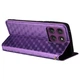 Чохол Deexe Rhombus Book для Motorola Edge 60 Pro - Purple - зображення 5