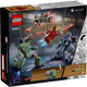 Конструктор LEGO Super Heroes Залізна людина та Військова машина проти дронів Хаммера 204 деталі 76320 (5702017817927) - зображення 6
