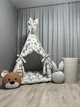 Вигвам для девочки Кемпинг 11 с матрасиком БОНБОН и корзиной для игрушек Полный комплект 0605 - изображение 1