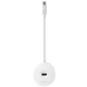 USB хаб Type-C роз'єм BASEUS round box HUB adapter (Type-C to USB 3.0, USB 2.0). White - зображення 3