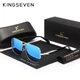 Мужские поляризационные солнцезащитные очки KINGSEVEN 2413 Silver Blue - изображение 1