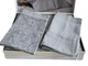 Комплект постільної білизни Maison D'or Rose Marine Grey сатин 220-160*2 см сірий - зображення 4