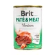 Корм влажный Brit Care Pate and Meat для взрослых собак с олениной 400 г - изображение 1