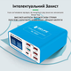 Швидка зарядна станція + бездротова зарядка RELIFE RL-304S (4xUSB, 2xUSB Type-C PD3.0, 2xUSB QC3.0, 110W) - зображення 6