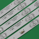 LED підсвітка TV 43" inch 10-led 850mm 3V LED43D10A-01(A) + LED43D10B-01(A) LED43D10A-ZC14FG-07 5pcs=1set - изображение 3