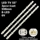 LED підсвітка TV 55" SSC_Trident_55UK63_S LG Innotek 55inch 55UK63_8LED_SVL550AS48AT5_REV1.0_171201 3pcs=1set - изображение 1