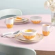 Тарілка десертна Villeroy & Boch Fleur 21,2 см помаранчева (1045522651) - зображення 2