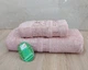 Набор турецких бамбуковых махровых полотенец Cestepe 50х90+70х140 Bamboo Zumrut Light Pink - изображение 1