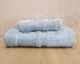 Набор турецких бамбуковых махровых полотенец Cestepe 50х90+70х140 Bamboo Zumrut Light Blue - изображение 1