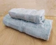 Набор турецких бамбуковых махровых полотенец Cestepe 50х90+70х140 Bamboo Zumrut Light Blue - изображение 3