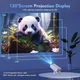Проектор HY300 PRO MAGCUBIC – портативный смарт-проектор на Android 11, 4K, Wi-Fi, Bluetooth, пульт Д/У, для дома и офиса Silver - изображение 2