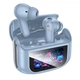 Навушники Hoco Sandy true wireless ANC + ENC noise reduction touch screen BT headset EQ21 |BT5.4, 40/40 сині - зображення 1