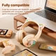 Наушники Onikuma беспроводные Bluetooth игровые Cat Ear с RGB, AUX и Type-C, 55 часов Бежевые (B5) - изображение 8