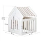 Дитячий ігровий будиночок Mealux Lulu House White (арт. KD-C029 White) - изображение 3