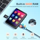 Hi-Fi MP3 плеер MECHEN M3 - 64GB, Bluetooth 5.3, сенсорный экран 2,4 дюйма, внешний динамик, FM,чехол, защитное стекло Black - изображение 9
