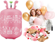 Гелієвий балон Ricokids 0.2 м³ з кульками та стрічкою Pink (5903890626457) - зображення 3