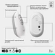 Мышь Logitech Pop Mouse with Emoji Off-White (910-007411) - изображение 4