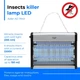 УФ-лампа Adler AD 7940 LED 9 Вт для знищення комарів молі та мух - изображение 9