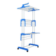 Складная сушилка для белья до 50 кг (172х73х64см) Garment Rack With Wheels / Многоярусная вешалка для одежды - изображение 4
