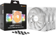 Zestaw wentylatorów be quiet! Light Wings LX 140mm PWM High-Speed ​​PWM White Triple Pack (BL131) - obraz 3