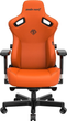 Fotel gamingowy Anda Seat Kaiser 3 Size L Orange (AD12YDC-L-01-O-PV/C) - obraz 2