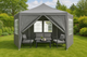 Namiot ogrodowy ModernHome by Multistore 2 x 2 x 2 m (PAW-2X2X2-W-GY) - obraz 5