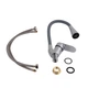 Змішувач для кухні Lidz Tani 008F3 із гнучким виливом (k40) LDTAN008F3GCR39507 Grey / Chrome - зображення 5