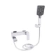 Смеситель для ванны Qtap Swan Cascada с поворотным изливом (c душевым гарнитуром) QTSWA260CRM45565 Chrome - изображение 1