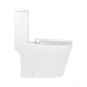 Унитаз-моноблок напольный Qtap Kolibri Ultra Quiet безободковый с сиденьем Soft-close WHITE QT10226380W - изображение 3