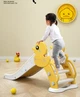 Дитяча гірка Terrio “Ducky” Жовто-сіра 115 см - зображення 3