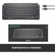 Клавиатура Logitech MX Keys Mini Wireless Illuminated Graphite (920-010498) - изображение 1