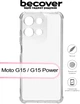 Чехол для смартфона BeCover Anti-Shock для Motorola Moto G15/G15 Power Clear (BC_713471) - изображение 2