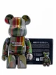 Статуэтка Bearbrick x BENJAMIN GRANT (OVERVIEW) x LISSE 400% + 100% 28 см + 7 см Medicom Toy Нидерланды - изображение 2